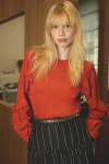 Blusa Tricoline Babados