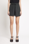 shorts modal com linho cós de elástico
