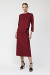 blusa duplo leve abertura na lateral
