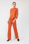 blusa duplo leve abertura na lateral