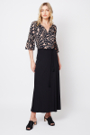 blusa jersey estampa leque dec amarração