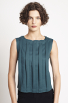blusa duplo leve pregas