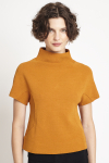 blusa bouclê recortes