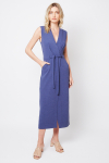 vestido bouclê cachecouer cinto