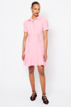 vestido modal com linho cintura regulável