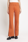 calça duplo leve com fenda leteral