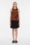 blusa jersey est grafismo de palha decote cruzado