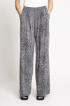 calça jersey pavão ampla