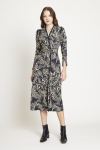 vestido jersey art deco