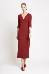 vestido bouclê