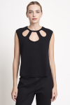 blusa malha dupla bouclê