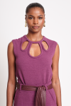 blusa malha dupla bouclê