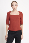 blusa malha dupla bouclê