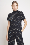 blusa jersey estampa cavalos