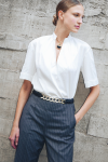 blusa tricoline