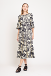 vestido jersey flor do campo