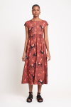 vestido jersey estampa equestre