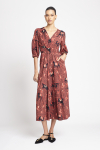 vestido jersey  estampa equestre