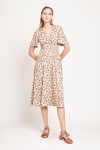 vestido jersey fogo