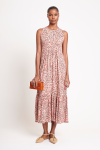 vestido jersey estampa gramínea