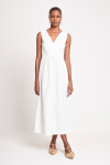 vestido viscose metal