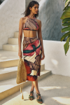 top jersey est floral cruzado costas