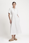 vestido viscose metal