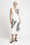 vestido malha duplo leve silk paisagem