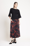 blusa bouclê manga ampla