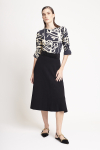 blusa jersey estampa kanji