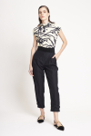 blusa jersey estampa kanji