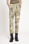calça jersey estampa peônia