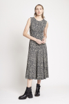vestido jersey estampa nuvens nesgas