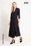 vestido decote v