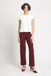 blusa  bouclê alongado costas