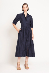 vestido viscose metal