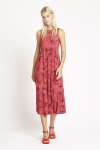 vestido jersey estampa campo florido nadador