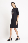 vestido malha dupla jardim secreto silk