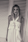 vestido malha dupla leve bordado encanto