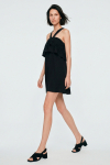 vestido malha dupla leve bordado encanto