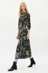 blusa jersey est ornamental decote irregular