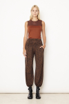 blusa duplo leve silk mini folhas