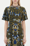 vestido jersey est ornamental zigue zague