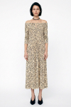 vestido jersey est barroco roletê decote