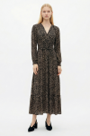 vestido jersey estampa bolinhas