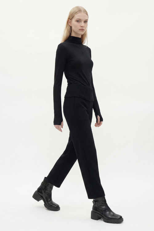 blusa viscose manga luva