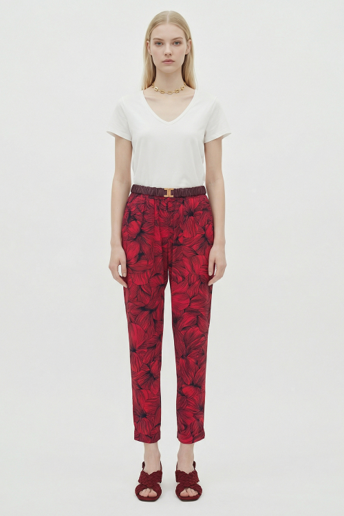 Camiseta Viscose V