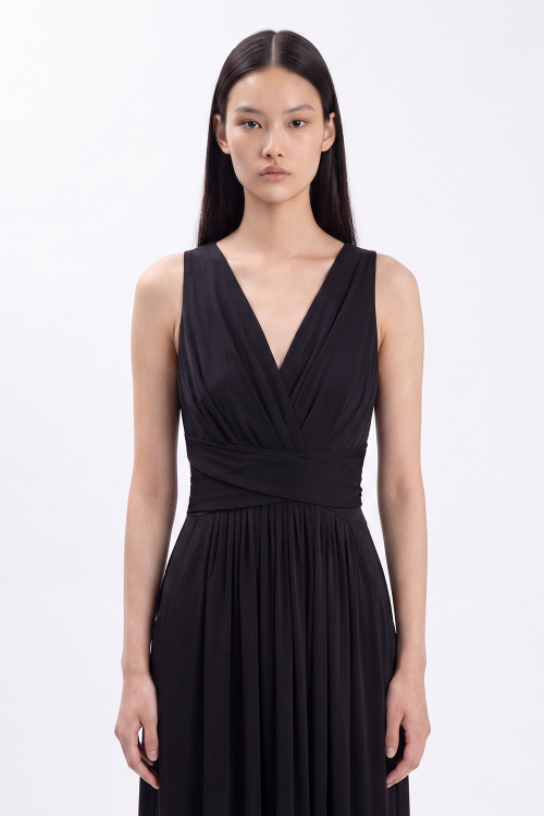 Vestido Jersey Fluído