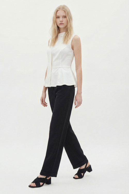 blusa dupla leve irregular