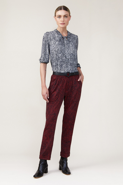 calça jersey textura
